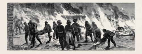 THE WAR IN EGYPT, THE OCCUPATION OF CAIRO: AFTER THE EXPLOSION AT THE CAIRO RAILWAY STATION,