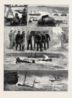 A SOUTH COAST GALE: 1. Watching; Ward Room of H.M. Training Ship "Boscawen: "I Give Her Twenty" "I