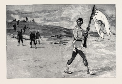 THE RECENT CAMPAIGN IN EGYPT: IS IT PEACE? An Egyptian Soldier Retiring and Hoisting his White