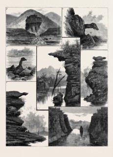 THE COLQUHOUN EXPEDITION THROUGH SOUTHERN CHINA, SCENES ON THE CANTON RIVER: 1. A Rock Near