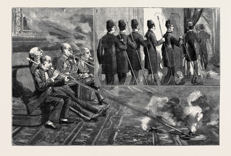 EGYPT AFTER THE WAR: 1. The March of the Pipe Bearers for the Diplomatic Corps; 2. The Smoke of the