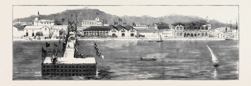 THE NEW IRON PIER AND CUSTOM HOUSE, LARNAKA, CYPRUS