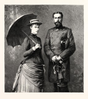 PRINCESS VICTORIA OF HESSE-DARMSTADT (THE ELDEST DAUGHTER OF THE LATE PRINCESS ALICE), AND HER