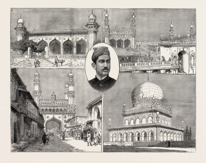 THE RECENT INSTALLATION OF THE NIZAM OF HYDERABAD, INDIA: 1. H.H. Meer Mahoob Ali Khan Bahadur, the