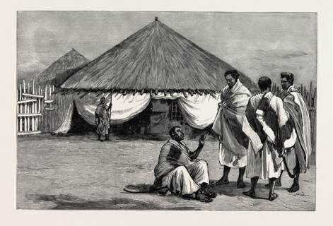 WITH ADMIRAL SIR W. HEWETT'S EMBASSY TO KING JOHN OF ABYSSINIA: RAS ALLULA'S HOUSE, ADI TEEKLAR