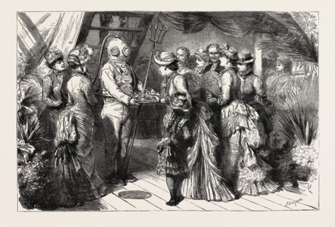 AN AFTERNOON PARTY ON BOARD H.M.S. "AUDACIOUS" AT HONG KONG