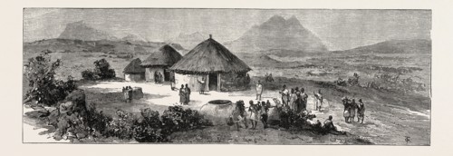WITH ADMIRAL SIR W. HEWETT'S EMBASSY TO KING JOHN OF ABYSSINIA: KING JOHN'S PALACE AT ADOWA