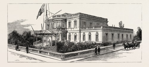 THE LATE DUKE OF ALBANY, VIEWS AT CANNES: THE CERCLE NAUTIQUE, WHERE THE DUKE MET WITH THE ACCIDENT