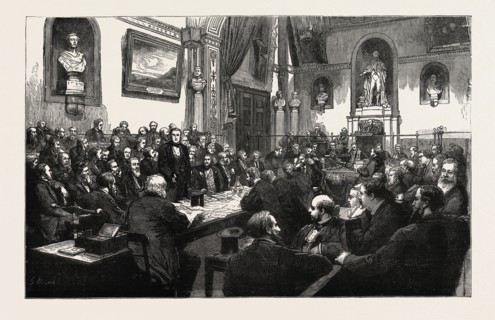 A MEETING OF THE COMMON COUNCIL AT THE GUILDHALL, LONDON, UK