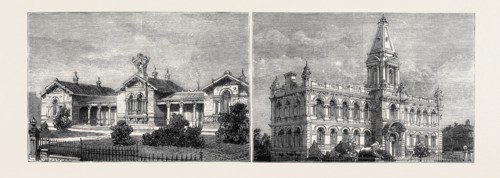 SALTAIRE HIGH SCHOOLS (LEFT), SALTAIRE CLUB AND INSTITUTION (RIGHT)