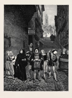 "ILS ALLAIENT DODELINANT DE LA TESTE" ("THEY WENT ALONG WAGGING THEIR HEADS"), RABELAIS, FROM THE