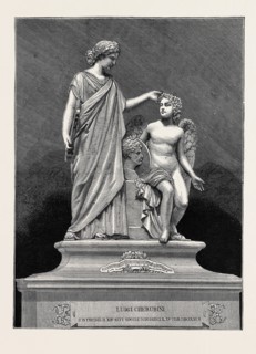 MONUMENT TO CHERUBINI, THE MUSICAL COMPOSER, IN THE CHURCH OF SANTA CROCE, FLORENCE