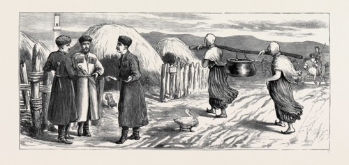 THE WAR IN THE EAST: A TCHERKESS OR CIRCASSIAN VILLAGE