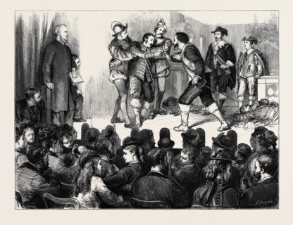 SCENE FROM THE DRAMA OF "DON GUZMAN", AT A SOIRÃâE OF THE ROYAL ASSOCIATION IN AID OF THE LONDON