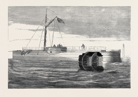 CLEOPATRA'S NEEDLE: PROPOSED SCHEME FOR TRANSPORTING THE MONUMENT TO ENGLAND: EXTERIOR OF THE