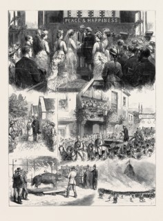 MARRIAGE IN HIGH LIFE, THE WEDDING OF LADY THEODORA GROSVENOR AND MR. T. MERTHYR GUEST: 1. The