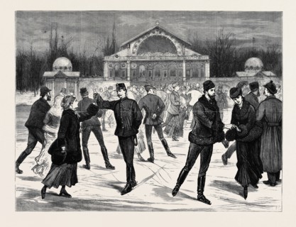 A SKATING HALL AT BUDAPEST, HUNGARY