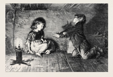 "CHILDREN OF THE GREAT CITY" FROM THE PICTURE BY F.W. LAWSON, 1877
