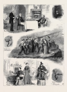 FLYING SKETCHES AT THE THEATRES; THE STRAND; THE ADELPHI; THE PRINCE OF WALES; LONDON