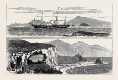 VISIT OF H.R.H. THE PRINCESS OF WALES TO ATHENS: 1. A Picnic in the Gulf of Athens, H.M.S.
