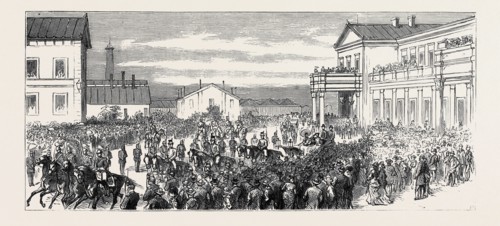 THE WAR IN THE EAST, ARRIVAL AT BUCHAREST OF THE GRAND DUKE NICHOLAS, COMMANDER-IN-CHIEF OF THE