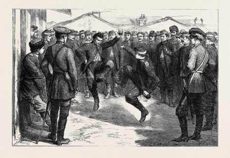 THE WAR IN THE EAST, WITH THE RUSSIANS: A DANCE OF THE THIRTY-FIRST REGIMENT OF FOOT