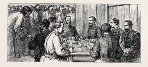 THE WAR IN THE EAST, PRINCE CHARLES' JOURNEY FROM BUCHAREST TO KALAFAT: DEJEUNER Ãƒâ‚¬ LA