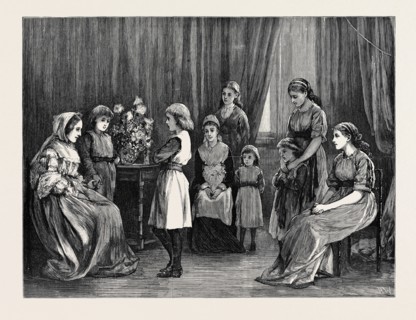 BUNYAN'S "PILGRIM'S PROGRESS" AT GROSVENOR HOUSE, SCENE FROM A REPRESENTATION OF PASSAGES FROM THE