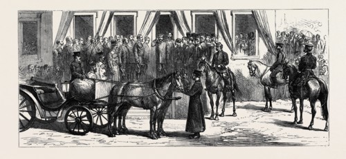 THE WAR IN THE EAST: ARRIVAL OF THE CZAR AT PLOJESTI, THE RUSSIAN HEADQUARTERS