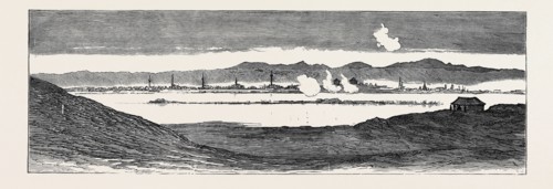THE WAR IN THE EAST: UNDER FIRE, SHELLS FROM WIDDIN
