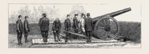 THE WAR IN THE EAST: RUSSIAN BATTERY ON THE HEIGHTS OF IBRAILA