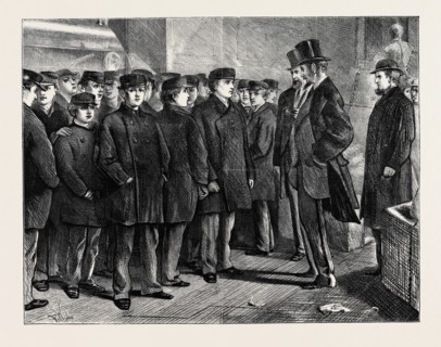 ENGLISH REFUGE BOYS IN NEW YORK, 1870