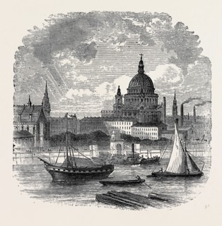 VIEWS ON THE EMBANKMENT, LONDON, 1870