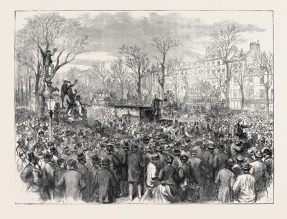 FUNERAL OF VICTOR NOIR, 1870
