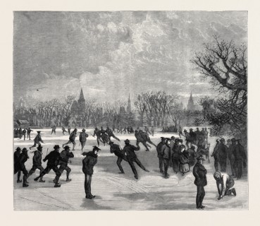 SKATING AT OXFORD, 1870