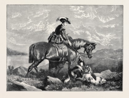 THE FAVOURITES, FROM A PAINTING BY FREDERICK TAYLER, 1870