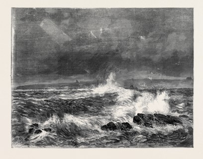 WICK HARBOUR DURING THE LATE STORM, 1870