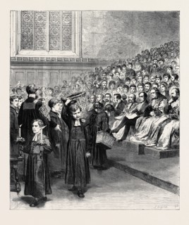 PUBLIC SUPPER AT CHRIST'S HOSPITAL, 1870