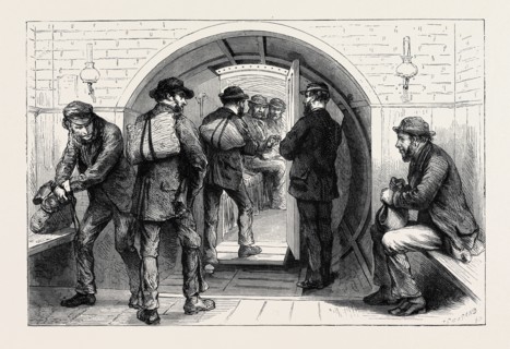 THE THAMES SUBWAY, THE TOOLEY STREET STATION; The new subway running from Tower Hill to Vine