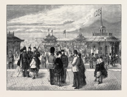 THE VOLUNTEERS AT BRIGHTON, THE NEW PIER, 1870