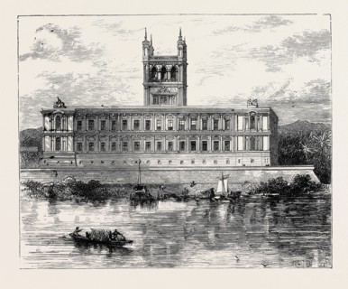 PRESIDENT LOPEZ'S PALACE AT ASUNCION, 1870