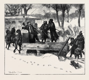 A BOSTON SNOW PLOUGH, 1870