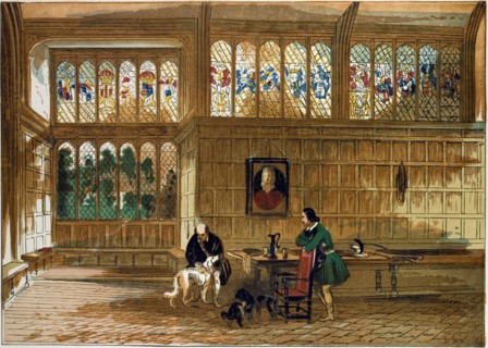 HALL AT OCK WELLS, BERKSHIRE, UK