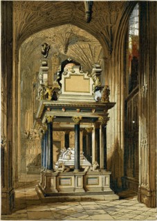 TOMB OF QUEEN ELIZABETH: WESTMINSTER ABBEY, UK