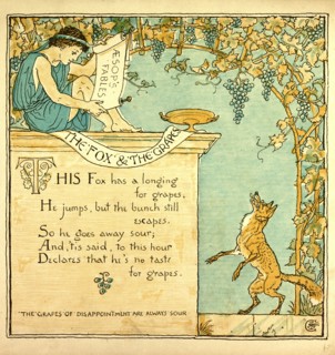 THE FOX AND THE GRAPES