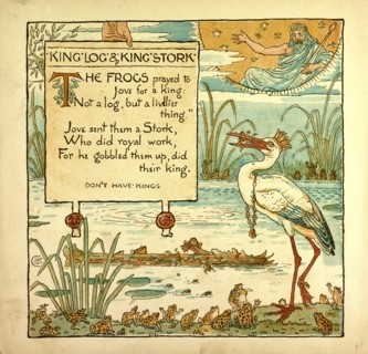 KING LOG AND KING'S STORK