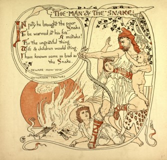 THE MAN AND THE SNAKE