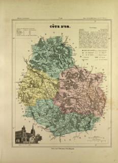 MAP OF CÃîTE D'OR, FRANCE