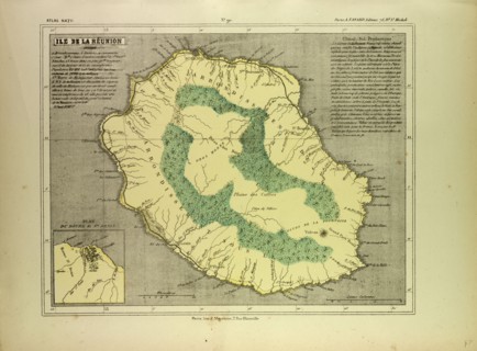 MAP OF LA RÃâUNION
