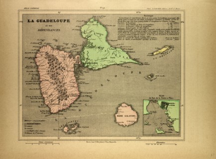 MAP OF GUADELOUPE